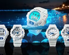 Casio présente la série de montres G-Shock Hidden Glow v2 avec des cadrans phosphorescents bleus qui brillent comme du plancton marin. (Source de l'image : Casio)