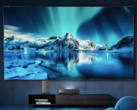 Le téléviseur laser Hisense Starlight S1 Pro est doté d'un écran pliable. (Source de l'image : Hisense)